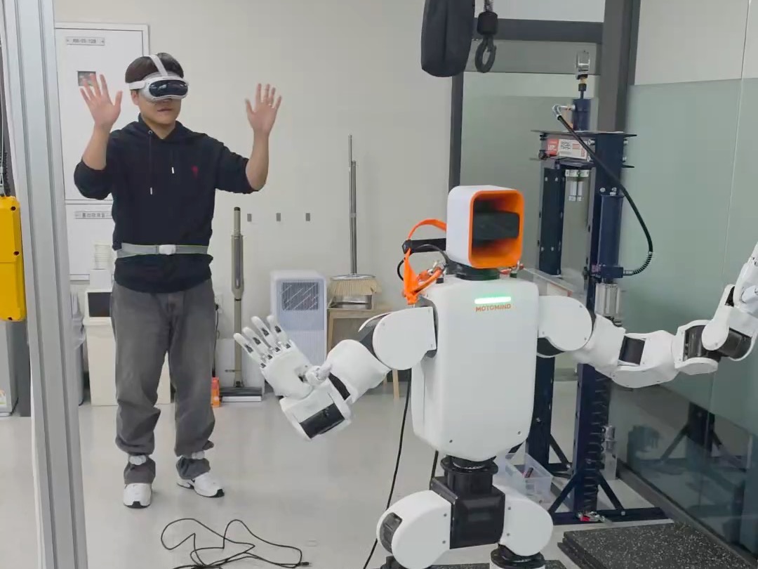VR-based teleoperation — whole-body control from body-motion recognition